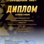 Народный самодеятельный коллектив вокальный ансамбль «Раздолье»