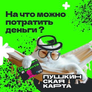 ТЕБЕ ОТ 14 ДО 22 ЛЕТ? ТОГДА У ТЕБЯ ЕСТЬ «ПУШКИНСКАЯ КАРТА»!